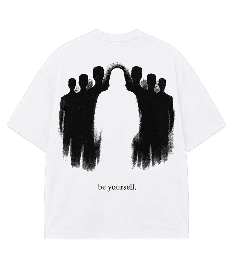 BE YOURSELF, white