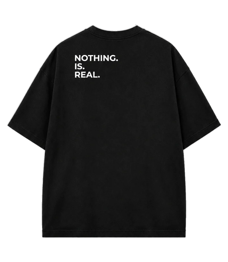 HIGH ON THIN AIR, black, back