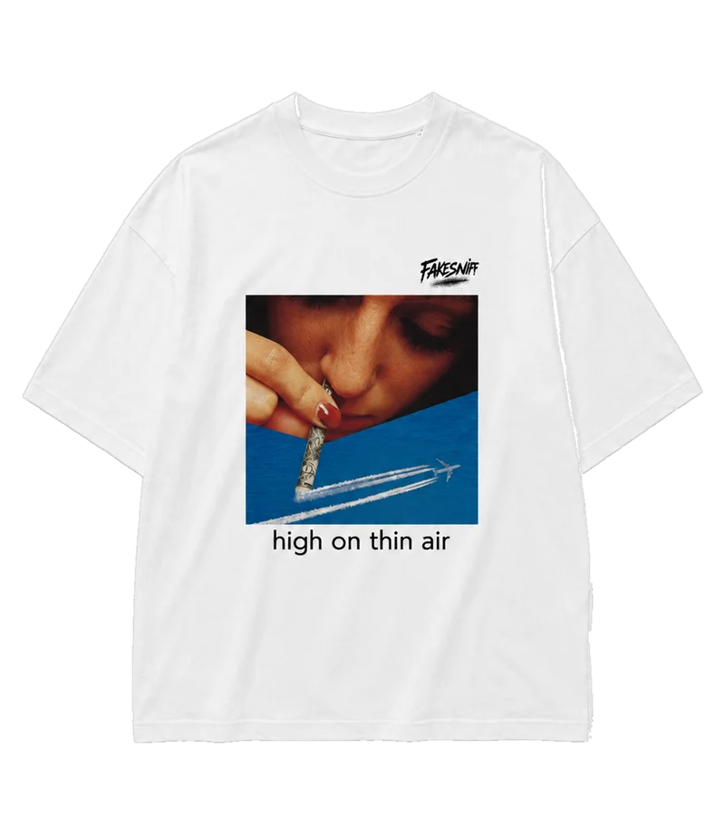 HIGH ON THIN AIR, white