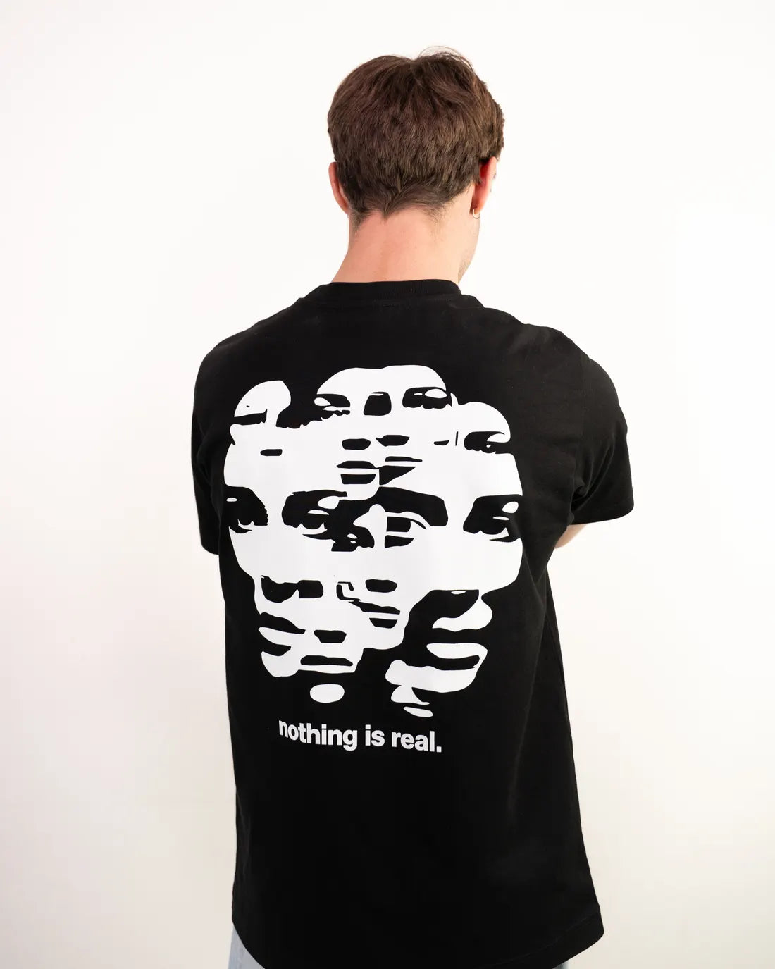 NOTHING IS REAL, worn, back